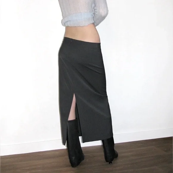 Paloma Wool Straight Pinstriped Skirt - Picture 5 of 7